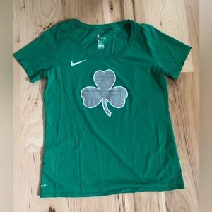Nike Dri-Fit Celtics Green Shamrock Tshirt Size M